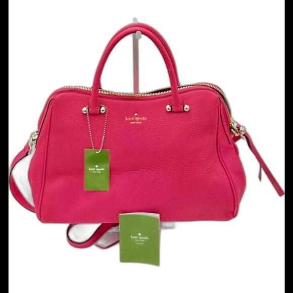 NWT KATE SPADE NEW YORK Audrey Charles Street Handbag W/Shoulder Strap Pink - Picture 1 of 12